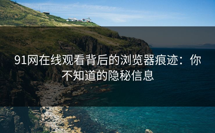 91网在线观看背后的浏览器痕迹：你不知道的隐秘信息